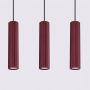 Lampa wisząca 3x10 W burgund SL2302 Sollux Lighting Karbon zdj.4