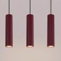 Lampa wisząca 3x10 W burgund SL2302 Sollux Lighting Karbon zdj.5
