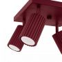 Lampa podsufitowa 4x10 W burgund SL2304 Sollux Lighting Karbon zdj.3
