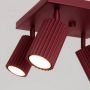 Lampa podsufitowa 4x10 W burgund SL2304 Sollux Lighting Karbon zdj.4