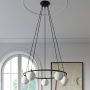 Lampa wisząca 5x8 W czarna SL1214 Sollux Lighting Yoli zdj.9