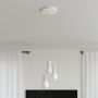 Lampa wisząca 3x8 W biała-beżowa SL1720 Sollux Lighting Halo zdj.11