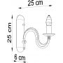 Kinkiet SL0216 Sollux Lighting Minerwa zdj.2