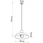 Lampa wisząca SL0282 Sollux Lighting Afra zdj.2