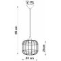 Lampa wisząca SL0296 Sollux Lighting Celta zdj.2