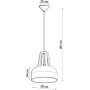 Lampa wisząca SL0387 Sollux Lighting Casco zdj.2