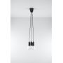 Lampa wisząca 3x60 W czarny SL0573 Sollux Lighting Diego zdj.6