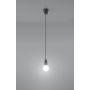 Lampa wisząca 1x60 W szary/popielaty SL0575 Sollux Lighting Diego zdj.7