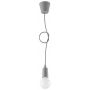 Lampa wisząca 1x60 W szary/popielaty SL0575 Sollux Lighting Diego zdj.1