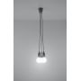 Lampa wisząca 3x60 W szary/popielaty SL0576 Sollux Lighting Diego zdj.7