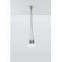 Lampa wisząca 3x60 W szary/popielaty SL0576 Sollux Lighting Diego zdj.6