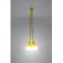 Lampa wisząca 5x60 W żółty SL0580 Sollux Lighting Diego zdj.7