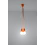 Lampa wisząca 3x60 W pomarańczowy SL0585 Sollux Lighting Diego zdj.7