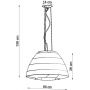 Lampa wisząca SL0733 Sollux Lighting Bella zdj.2