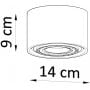 Lampa podsufitowa SL0881 Sollux Lighting Basic zdj.2