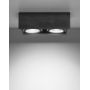 Lampa podsufitowa 2x40 W szary SL0884 Sollux Lighting Quatro zdj.3