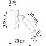 Kinkiet SL0902 Sollux Lighting Eyetech zdj.2