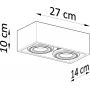 Lampa podsufitowa SL0916 Sollux Lighting Quatro zdj.2