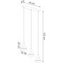 Lampa wisząca SL0984 Sollux Lighting Taleja zdj.2