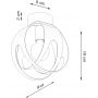 Lampa podsufitowa SL1082 Sollux Lighting Tulos zdj.2