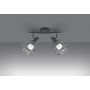 Lampa podsufitowa 2x40 W biała SL1103 Sollux Lighting Artemis zdj.4