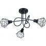 Lampa podsufitowa 3x40 W czarna SL1109 Sollux Lighting Artemis zdj.1