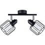 Lampa podsufitowa 2x40 W czarna SL1115 Sollux Lighting Beluci zdj.1