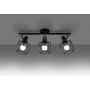 Lampa podsufitowa 3x40 W czarna SL1116 Sollux Lighting Beluci zdj.4