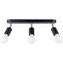 Lampa podsufitowa 3x60 W czarna SL1122 Sollux Lighting Fornes zdj.1