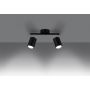 Lampa podsufitowa 2x40 W czarna SL1127 Sollux Lighting Lemmi zdj.4