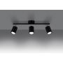 Lampa podsufitowa 3x40 W czarna SL1128 Sollux Lighting Lemmi zdj.4