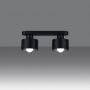 Lampa podsufitowa 2x60 W czarna SL1130 Sollux Lighting Savara zdj.4