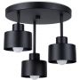 Lampa podsufitowa 3x60 W czarna SL1131 Sollux Lighting Savara zdj.1