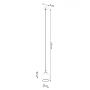 Lampa wisząca 1x60 W czarna SL1141 Sollux Lighting Alino zdj.2