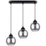 Lampa wisząca 3x60 W czarna SL1142 Sollux Lighting Alino zdj.1