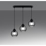 Lampa wisząca 3x60 W czarna SL1142 Sollux Lighting Alino zdj.3