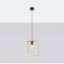 Lampa wisząca 1x15 W drewno SL1310 Sollux Lighting Aries zdj.3