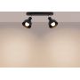 Lampa podsufitowa 2x15 W czarna SL1317 Sollux Lighting Elba zdj.3