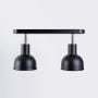 Lampa podsufitowa 2x15 W czarna SL1317 Sollux Lighting Elba zdj.8