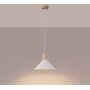 Lampa wisząca 1x15 W biała SL1319 Sollux Lighting Jaga zdj.6