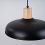 Lampa wisząca 1x15 W czarna-drewno SL1324 Sollux Lighting Indy zdj.8