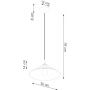 Lampa wisząca 1x15 W czarna SL1326 Sollux Lighting Zuma zdj.2