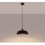 Lampa wisząca 1x15 W czarna SL1328 Sollux Lighting Frika zdj.8