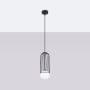 Lampa wisząca 1x8 W czarna SL1332 Sollux Lighting Brina zdj.3