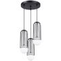 Lampa wisząca 3x8 W czarna SL1336 Sollux Lighting Brina zdj.1