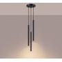 Lampa wisząca 3x8 W czarna SL1341 Sollux Lighting Arche zdj.4