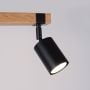 Lampa podsufitowa 2x10 W czarna-drewno SL1344 Sollux Lighting Fager zdj.7