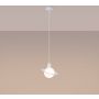 Lampa wisząca 1x8 W biała SL1356 Sollux Lighting Hyperion zdj.3