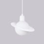 Lampa wisząca 1x8 W biała SL1356 Sollux Lighting Hyperion zdj.6