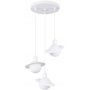 Lampa wisząca 3x8 W biała SL1357 Sollux Lighting Hyperion zdj.1